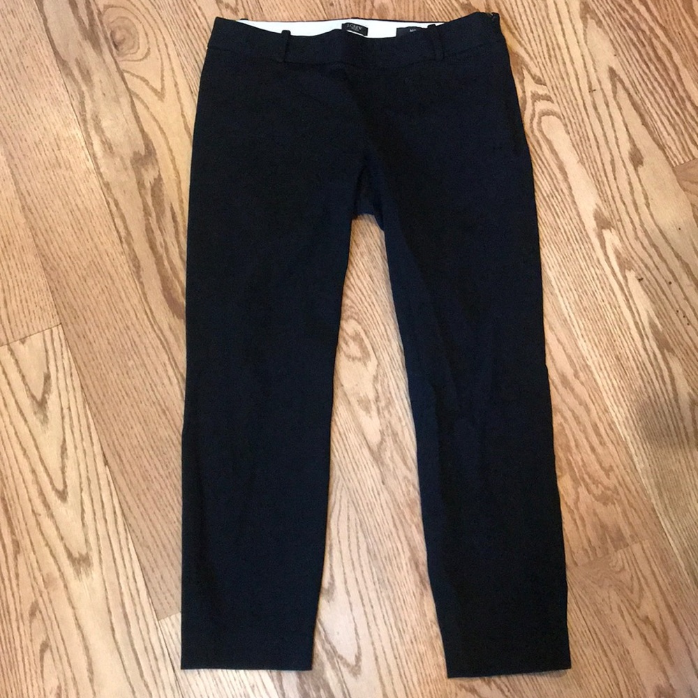 JCrew black stretch Minnie pants size 4